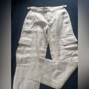 Banana Republic-Linen Cream Pants